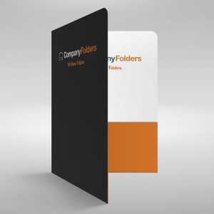 Folder with curved corners Folder with curved corners