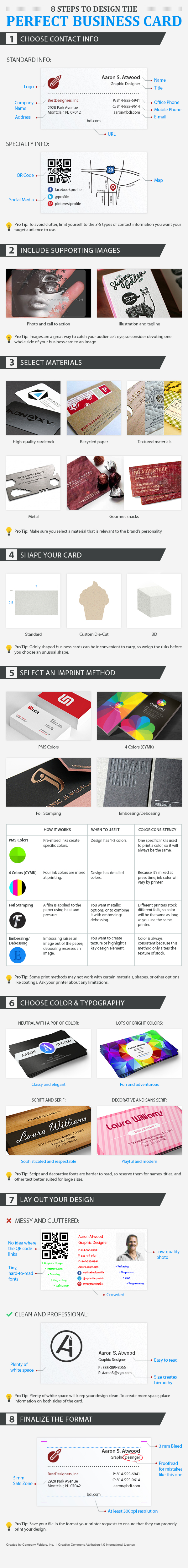 8 Tips to Design the Perfect Business Card