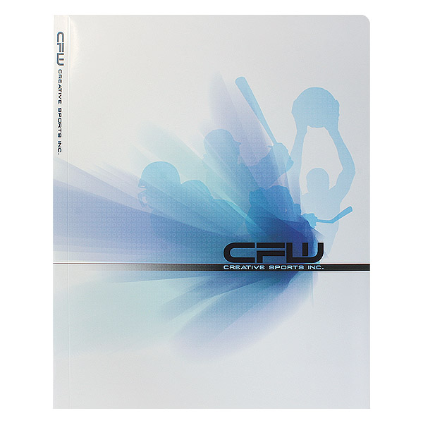 Folder Design Company Presentation Folders for Creative Sports Inc.