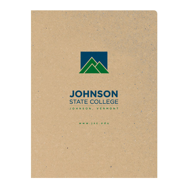 Folder Design Kraft Presentation Folders for Johnson State College