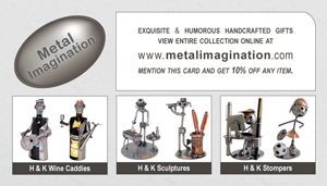 Back: Metal Imagination Business Card Design