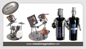 Front: Metal Imagination Business Card Design