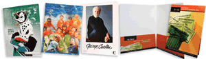 process saver folders printed full color process on 12 pt C1S white stock for only $1150