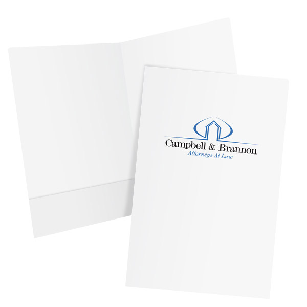 PMS Printed Presentation Folders, Legal Size 2Pocket Folder