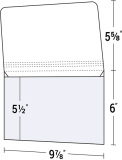 02-01 6 x 9-7/8 Wallet-Style Document Folder