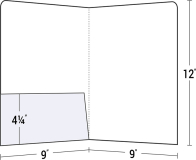 08-05 Left Pocket Presentation Folder