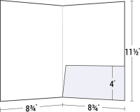 08-60 File-Cabinet Single Pocket Presentation Folder
