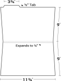 09-24-001 File Folder Left Tab (1st Position)