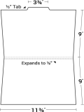 09-24-002 File Folder Center Tab (2nd Position)