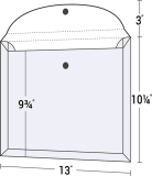 16-15-CON Conformer Expandable Portfolio Folder with Velcro Closure
