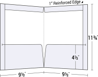 29-71-TOP Reinforced Top/Side Edge Presentation Folder