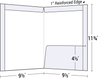29-74-TOP Reinforced Top/Side Edge Right Pocket Folder