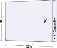36-02 1" Capacity Horizontal Box with Full Flap
