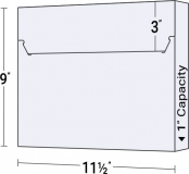 36-03 1 1/4" Capacity Tab Tuck Box