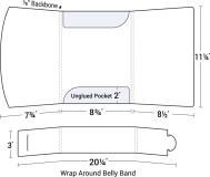 38-52 Belly Band Folder Package