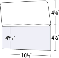 Wallet Style Document Folder (10 1/4" x 4 1/2")