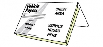 Vehicle Papers Document Holder