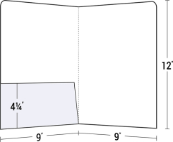 Left Pocket Presentation Folder