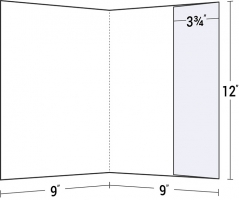 Horizontal or Vertical Pocket Presentation Folder