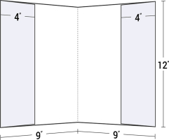 Two Vertical Pockets Presentation Folder