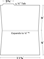 File Folder Left Tab (1st Position)