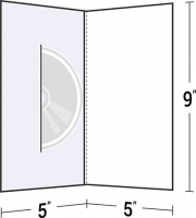 Reinforced CD/DVD Disk Wallet Folder