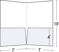 7x10 Two Pocket Presentation Folder