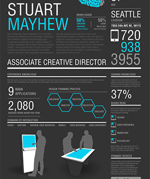 Example of a Creative Infographic Resume