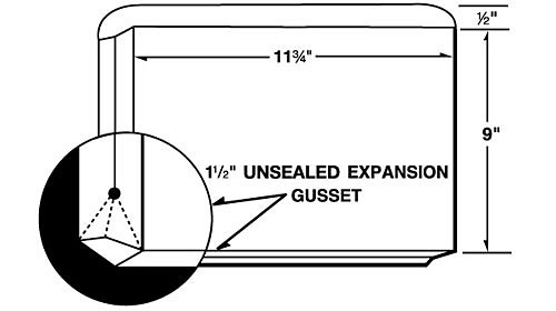 Expandable File Folder with Gusset Expandable File Folder with Gusset