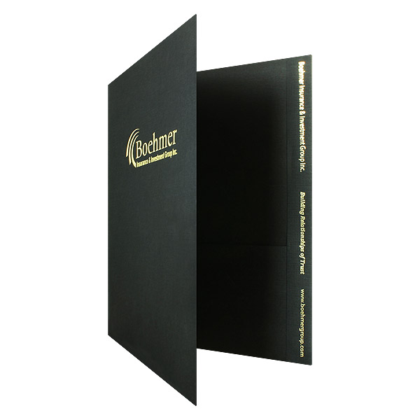 9 x 12 Presentation Folders Navy | Perfect for Tax Season 250 Qty Sales Materials and so Much More!| LUX-PF-103-250 Brochures 