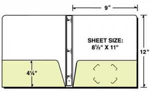 Eco-Friendly Binder with Custom Business Card Slot