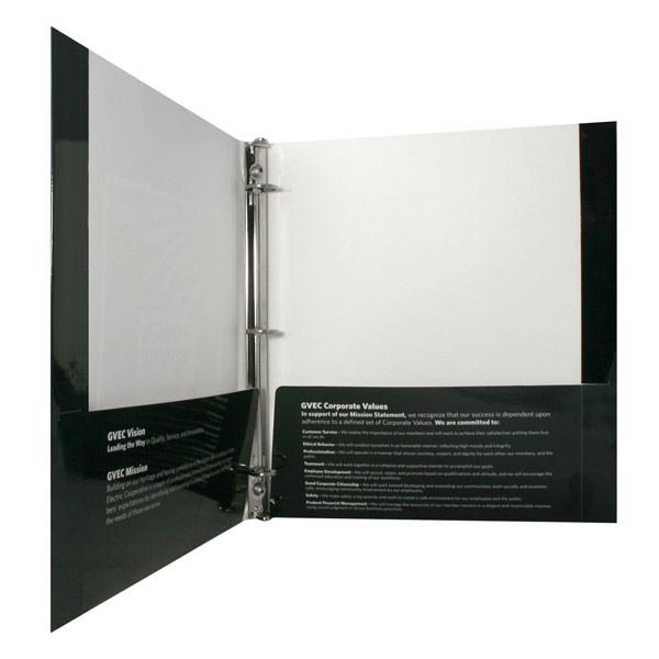 Heavy Duty 3-Ring Binder with Reinforced Pockets