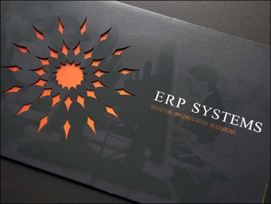 Brochure with Intricate Die-Cut Design