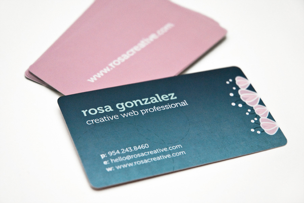 Business Cards with Rounded Corners