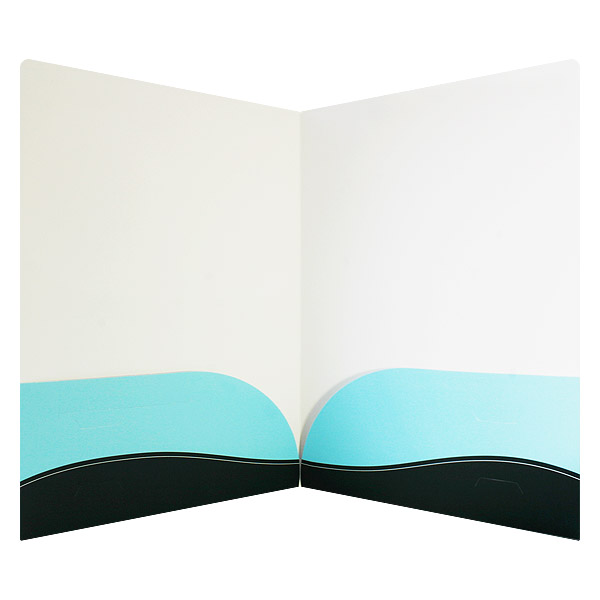 Curved Pocket Folder