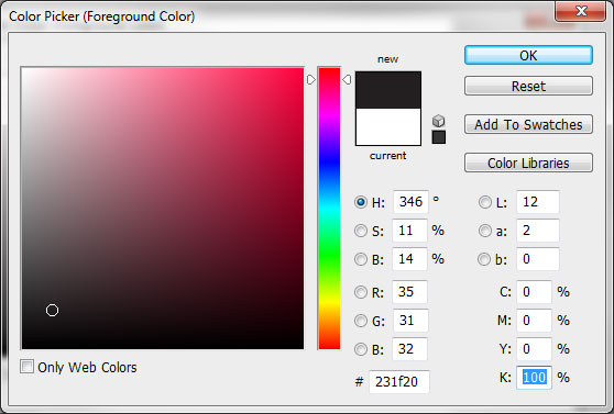 Setting 100% Black in Photoshop Color Picker