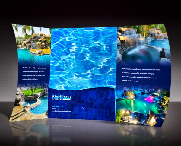 Blue Water Pools and Spas Presentation Folder