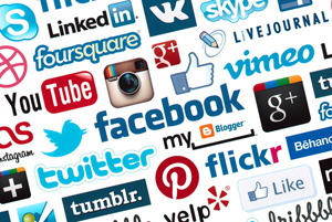 Social Media in Print Ads - Too Many Accounts