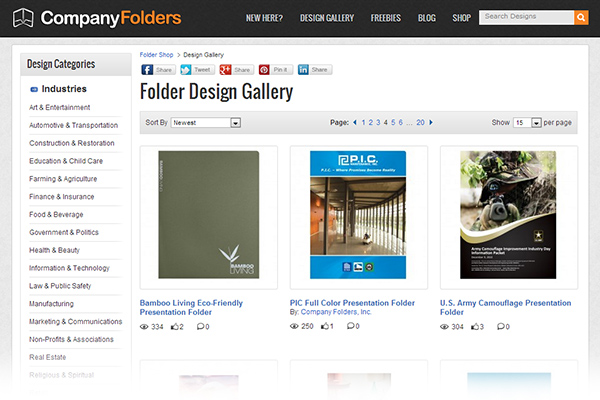 Folder Design Gallery - 2013