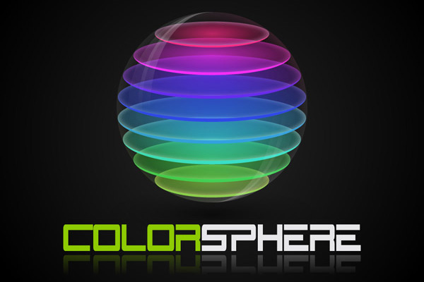 Create a Colorful Sliced Sphere to use as a Logo Design
