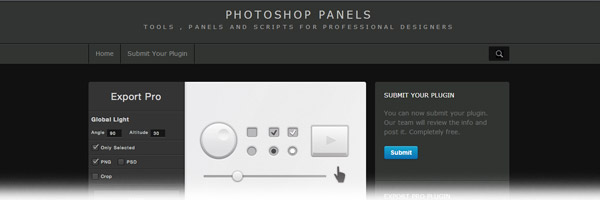 Export Pro Photoshop Panel