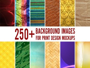 250+ Background Images & Textures for Print Design Mockups