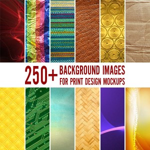250+ Background Images & Textures for Print Design Mockups
