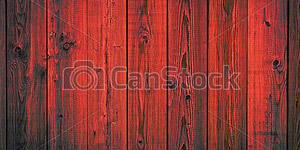 Red Painted Wood Background