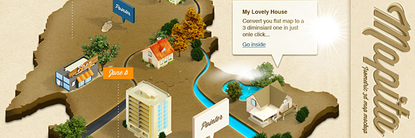 3D Isometric Map Mockup (PSD, Action)