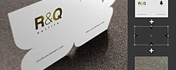 Die Card Business Card Mockup PS Action