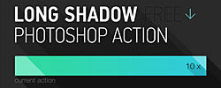 Free Long Shadow Photoshop Action Free Long Shadow Photoshop Action