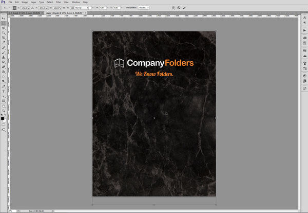 Changing Folder Stock - Step 6