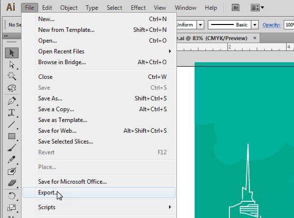 Creating Mockup-Ready Images from an Illustrator Template - Step 1