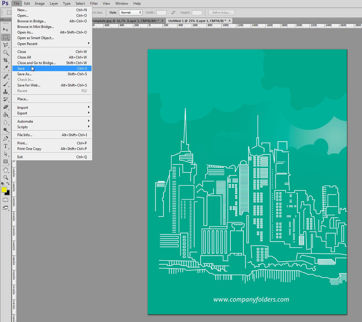 Creating Mockup-Ready Images from an Illustrator Template - Step 7